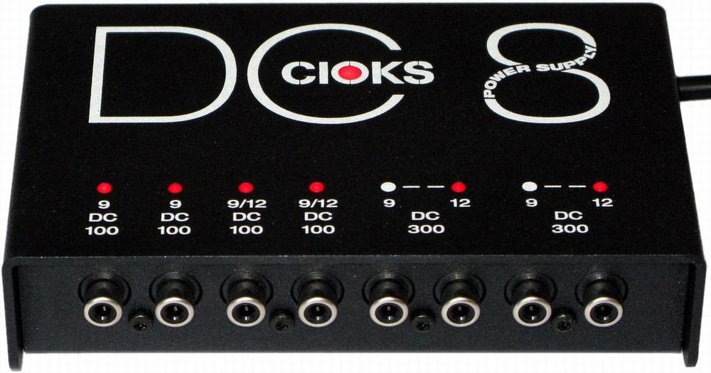 CIOKS DC8 POWER SUPPLY - 8 OUTLETS/6 ISOLATED SECTIONS/9 & 12V DC ($169 USD)