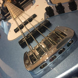 G&L TRIBUTE JB BASS (LPB/BASSWOOD/3-PLY WHITE PG/BRAZILIAN CHERRY BOARD/WHITE BINDING/WHITE PEARLOID BLOCKS/VINTAGE TINT GLOSS/2XALNICO) - CASE NOT INCL.