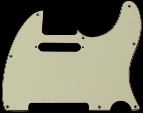 Fender 3-Ply Telecaster Pickguard - Parchment