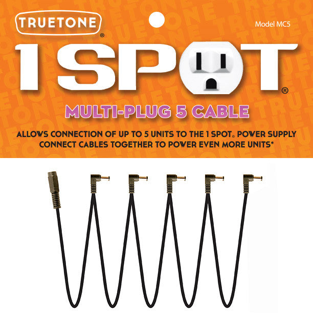 Truetone 1 Spot Multi Plug 5 Cable