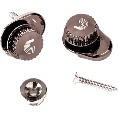 D'addario Planet Waves PW-SLS-02 Universal Strap Lock System - Nickel