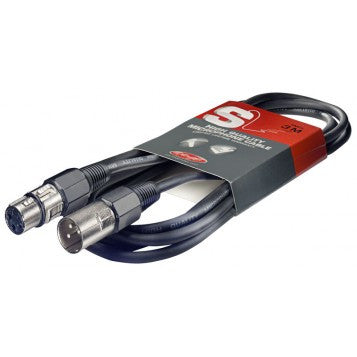 Stagg 3M/10Ft Mic Cable - XLR Male to XLR Female