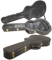 Yorkville Semi-Acoustic Electric Guitar Deluxe Arched Top Hard Shell Case